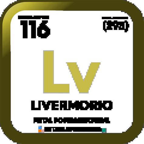 Livermorio (Lv) .